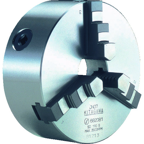 Kitagawa卷轴Chuck Chuck外径190mm
3 jaw卷轴查克 JN07