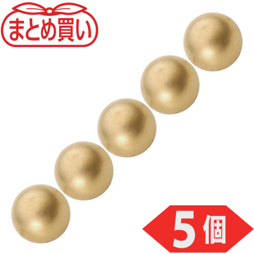 trusco散装购买新近磁铁球类型外径5mm金5件
球形ND-FE-B磁铁 NB5-GL-5P