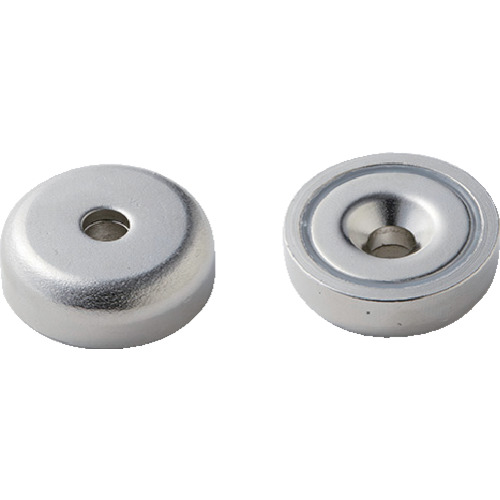Simotec neododmium cap磁铁&phi;75x&phi;10.5x 18（M10反孔孔）
霓虹灯帽磁铁 NMCP0010