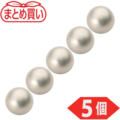 trusco散装购买新近磁铁球类型外径5mm银5件
球形ND-FE-B磁铁 NB5-SV-5P