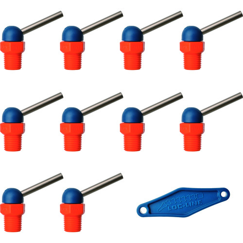 Loc-Line 1/4&ldquo; CT HPT喷嘴&phi;4.1x 31.8毫米用螺钉x 10 NL79075