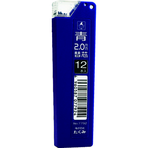 takumi敲门型铅笔替换蓝色（1pk（袋）= 12件）
补充铅笔 7792