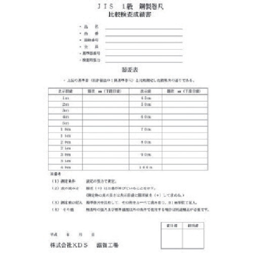 KDS仪器差测试费M20M（凸） ISO-M20M