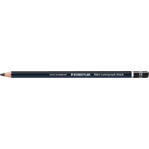 Staedtler 210992）MARS射击黑色高质量铅笔用于图4B
铅笔射击黑色100％PEFC 100B-4B