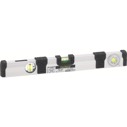 [停产] EBISU钻石带有角度量规G级，用于土木工程，银450mm
G级工程 ED-45GAN