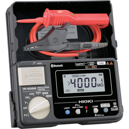 HIOKI数字绝缘电阻器（5范围）IR4055-11包括3个文档
绝缘测试仪 IR4055-11SYORUI3TENTUKI