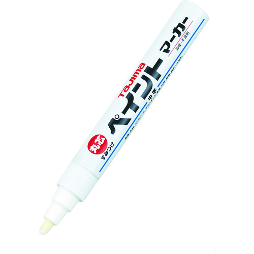Tajima Sumitsuke油漆标记硬，长核（中，圆形核心）白色
油漆标记 SPEM-WHI