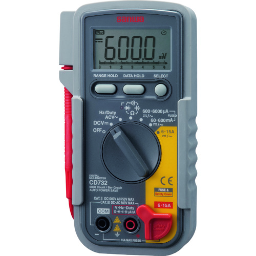 Sanwa数字万用表
数字万用表 CD732