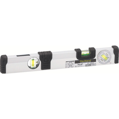 [停产] EBISU钻石带有角度量规G级，土木工程，银380mm
G级工程 ED-38GAN