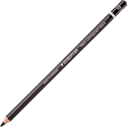 Staedtler 747418）火星射击黑色高质量绘画铅笔HB
铅笔射击黑色100％PEFC 100B-HB