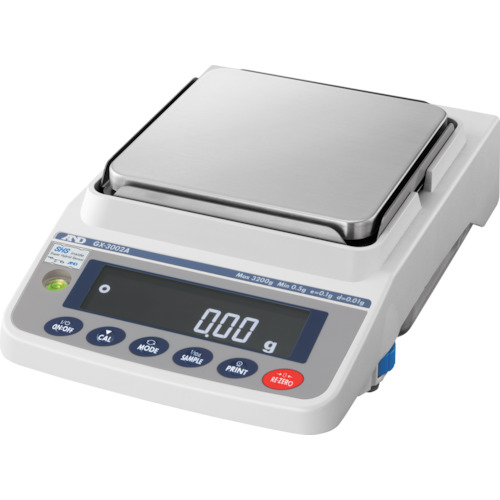 A＆D通用电子平衡，内置重量为3200g/0.01g
电子平衡 GX3002A
