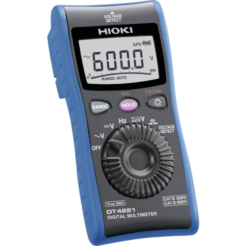 HIOKI数字万用表DT4221，带3个文档
数字万用表 DT4221SYORUI3TENTUKI