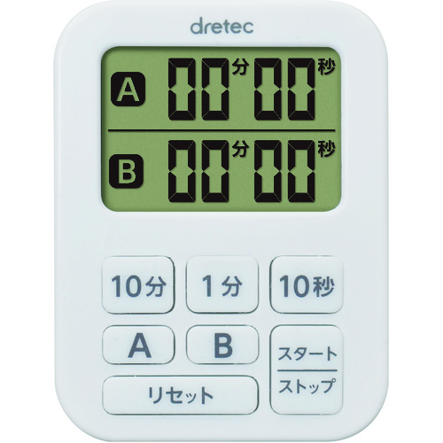 Dropec迷 双计时器白色
计时器 T-548WT