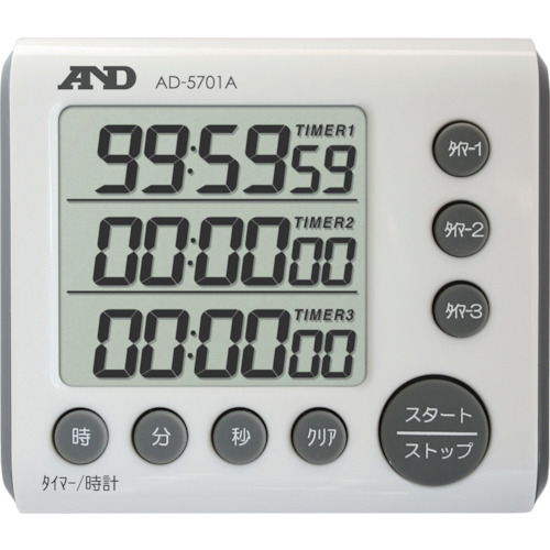 A＆D 3通道计时器100小时类型
数字计时器 AD5701A