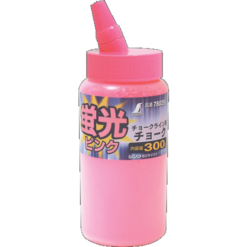Shinwa粉笔方便的choke线荧光粉红色300克
粉笔粉 78029
