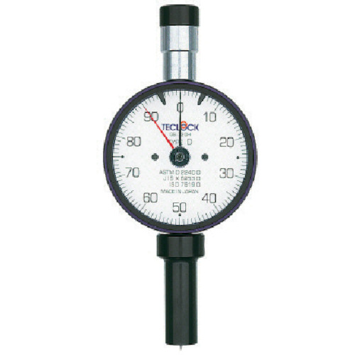 Teclock橡胶/塑料硬度仪表
橡胶和塑料的硬度测试仪（持久性） GS-720H