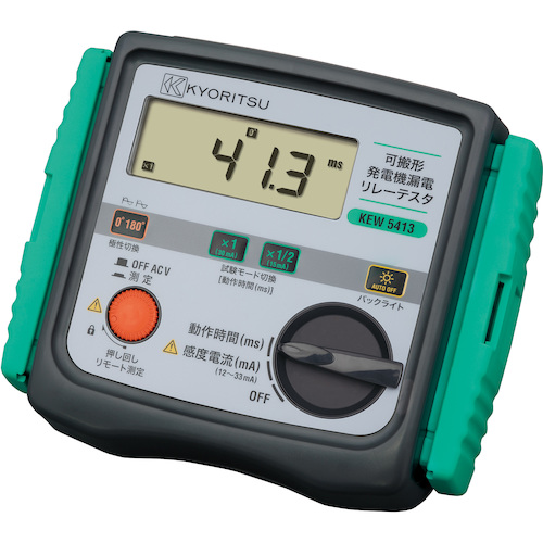 Kyoritsu 5413便携式发电机泄漏继电器测试仪
断路器测试仪 KEW5413