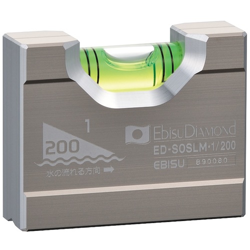 EBISU钻石实心斜率水平，磁铁1/200
实心斜率水平 ED-SOSLM1200