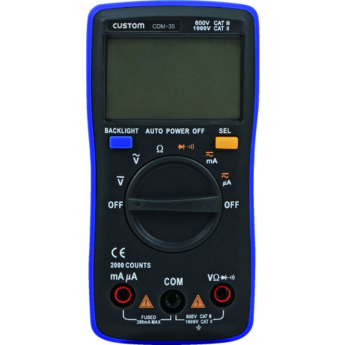自定义卡类型中间集群测试仪
数字万用表 CDM-35