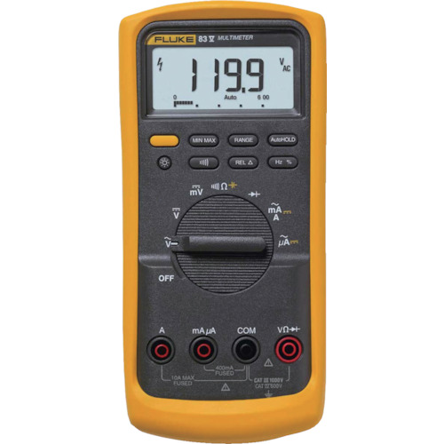 Fluke工业万用表83-5（平均）
平均响应数字万用表 83-5