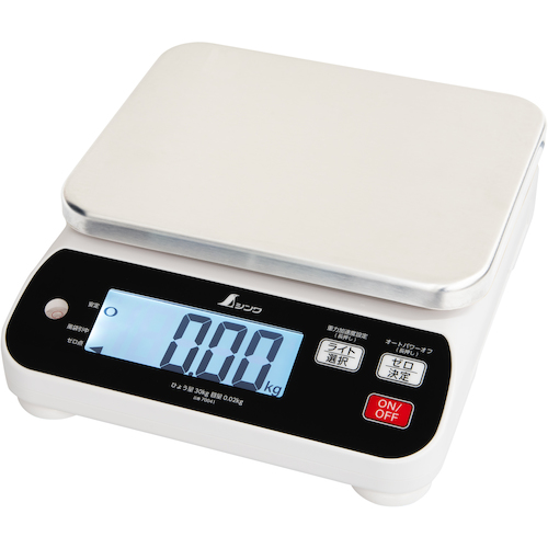 Shinwa数字规模WP 30kg防尘防水防水，用于防止交易以外
数字秤WP 30公斤灰尘/防水 70041