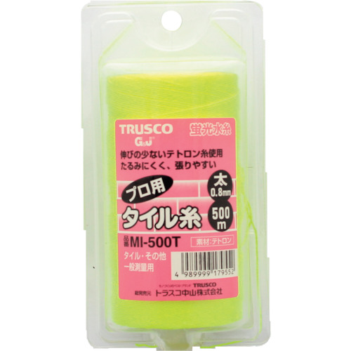         Trusco [售罄并停产]荧光水线专业瓷砖线VR厚0.8mm 500m卷
荧光级别的字符串 MI-500T