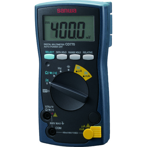 DC/AC 600V的SANWA数字万用表
数字万用表 CD770