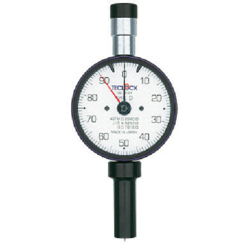 Teclock橡胶/塑料硬度仪表
橡胶和塑料的硬度测试仪（持久性） GS-719H