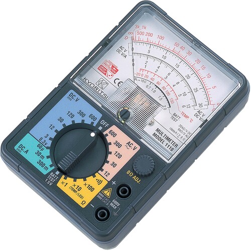Kyoritsu 1110模拟万用表
模拟多元化 MODEL1110