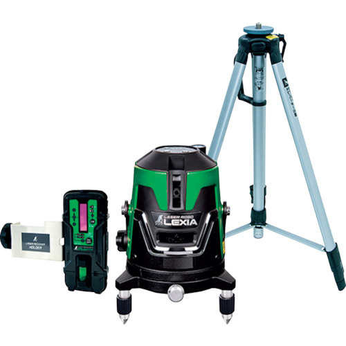 Shinwa Laser Robo Lexia 51绿色接收器/三脚架套装
激光机器人Lexia 51绿色带接收器和三脚架 70855