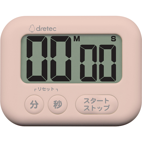 Dropec大屏幕计时器&ldquo;肥皂泡&rdquo;粉红色
数字计时器 T-614PK