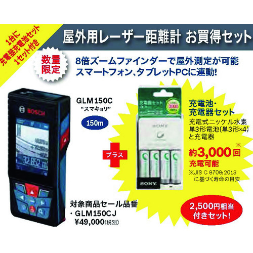 [停产] Bosch Laser Rancefinder巨大价值集 GLM150CJ