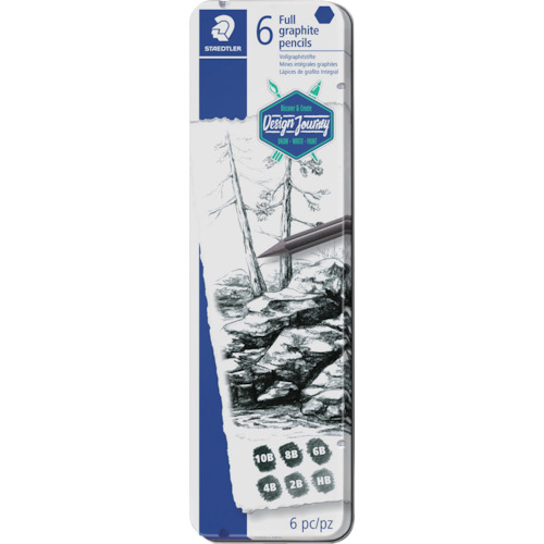 Staedtler 210986）MARS射击完整的石墨铅笔套件6
完整的石墨火星射击 100G M6