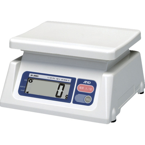 A＆D数字规模（经认证，第二病房）2kg容量
数字规模 SK2000I-A2