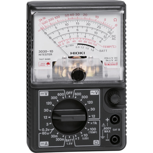 Hioki高测试仪3030-10带3个文档
模拟万用表 3030-10SYORUI3TENTUKI