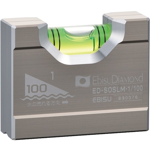 [停产] EBISU钻石实心斜率水平带有磁铁1/100
实心斜率水平 ED-SOSLM1100