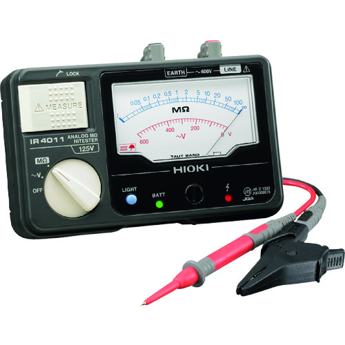 HIOKI模拟绝缘电阻表（单范围）IR4011-10
模拟绝缘测试仪 IR4011-10