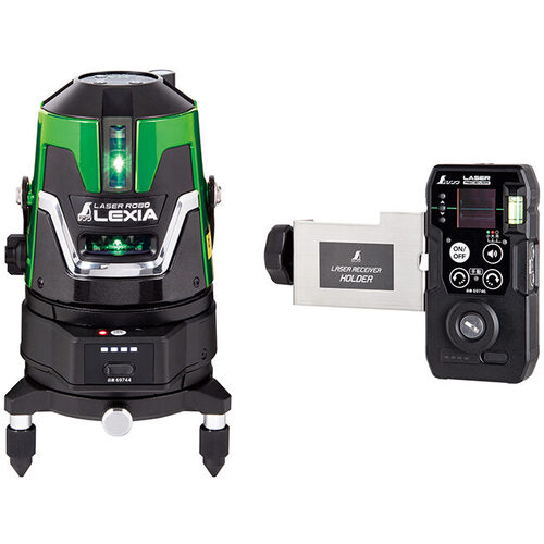 Shinwa Laser Robo Lexia 51绿色自动跟踪旋转表接收器集 69741