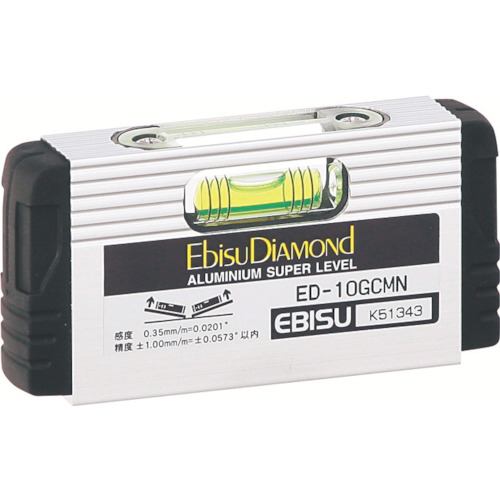 Ebisu钻石带有磁铁G级，用于建筑物，银色，100mm
G水平结构 ED-10GCMN