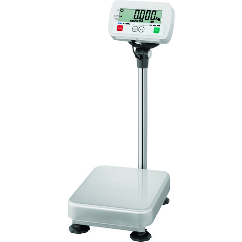 A＆D防尘和防水数字支架尺度SC系列（带有极点）容量30kg 低显示5G测量锅尺寸W300 x D380mm
防尘和防水数字基础规模 SC30KAM