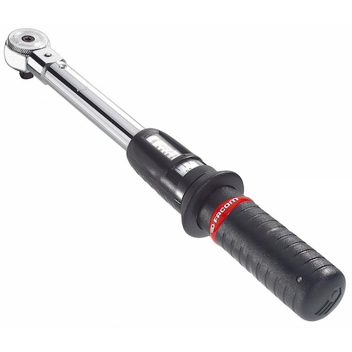 Facom Torque Wrench J. 208-50pb 3/8驱动器10-50nm
用固定棘轮单击扳手 J.208-50PB