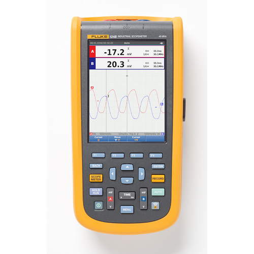 Fluke示波器124B/JP
范围表 124B/JP