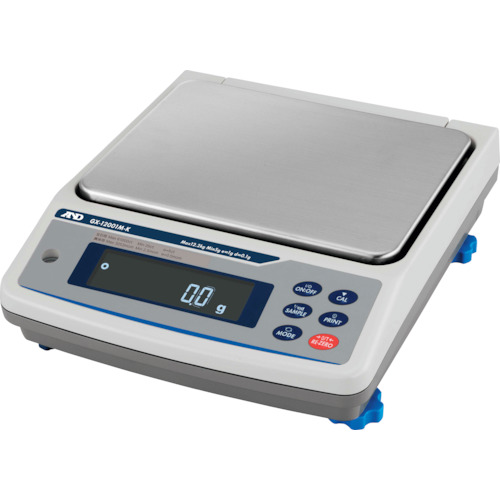A＆D-内置重量防尘和防水平衡，带有认证GX-12001M-K-容量12.2kg x测量1G
高容量精度平衡 GX-12001M-K