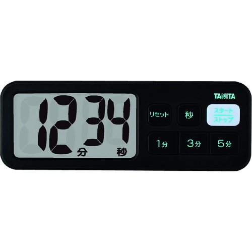 塔尼塔（Tanita）外观大加上计时器TD395BK
数字计时器 TD-395-BK