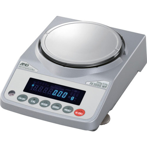 A＆D防尘和防溅通用通用电子平衡0.01g/3200g
防尘和防水精度平衡 FX3000IWP