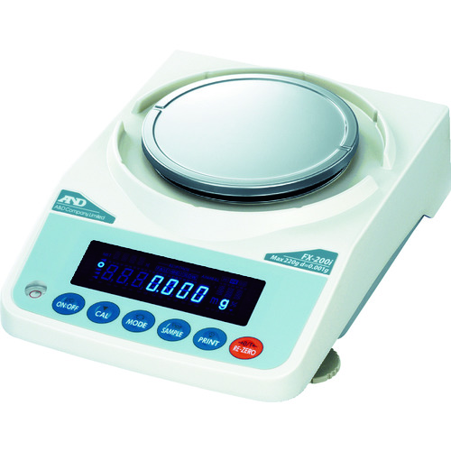 A＆D通用平衡FX200I具有一般校准
电子平衡 FX200I-JA-00A00
