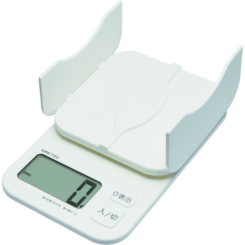 Dretec数字规模&ldquo; PACCAT&rdquo; 2kg白色
数字规模 KS-257WT