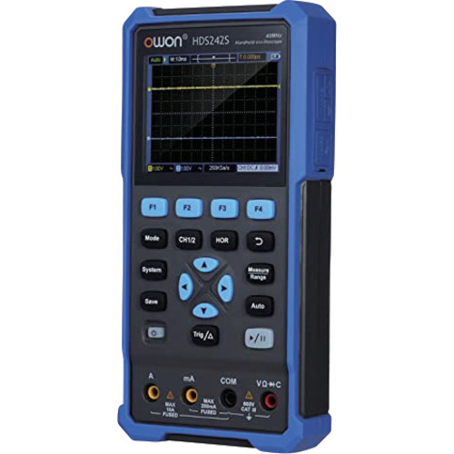 OWON [每次引用] HDS242S 40MHz，2CH，手持式示波器（带有波形生成器）
手持式示波器 HDS242S