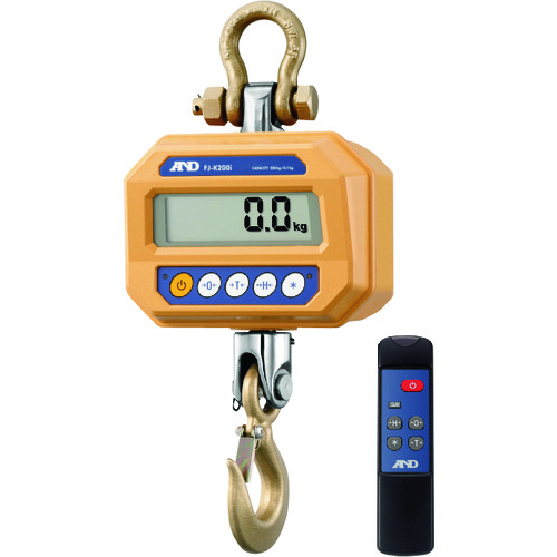 A＆D起重机量表FJK200I具有一般校准
起重机尺度 FJ-K200I-00A00