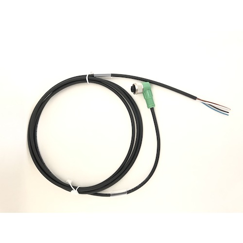 Nagano PUR电缆带有M12连接器L类型5M
PUR电缆 M12CABLE-L5PUR